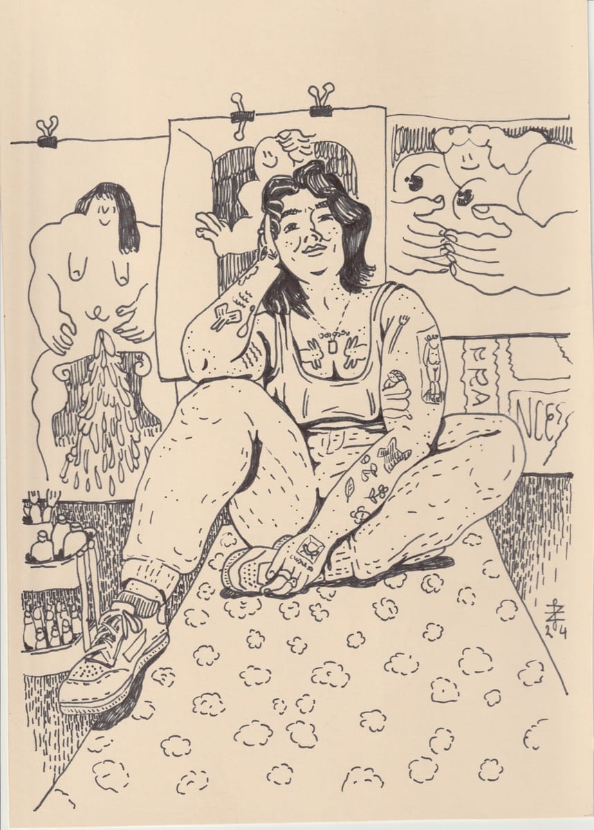 portrait-of-frances-cannon-feeling-super-comfy-in-their-studio-2-2024